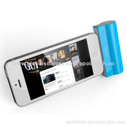Tail Plug Power Bank with 2,000mAh Capacity, 5V/1A Input
